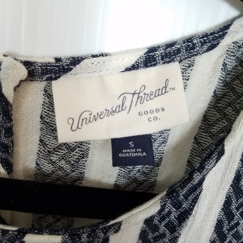Universal Thread Navy Striped Romper - Picture 5 of 6